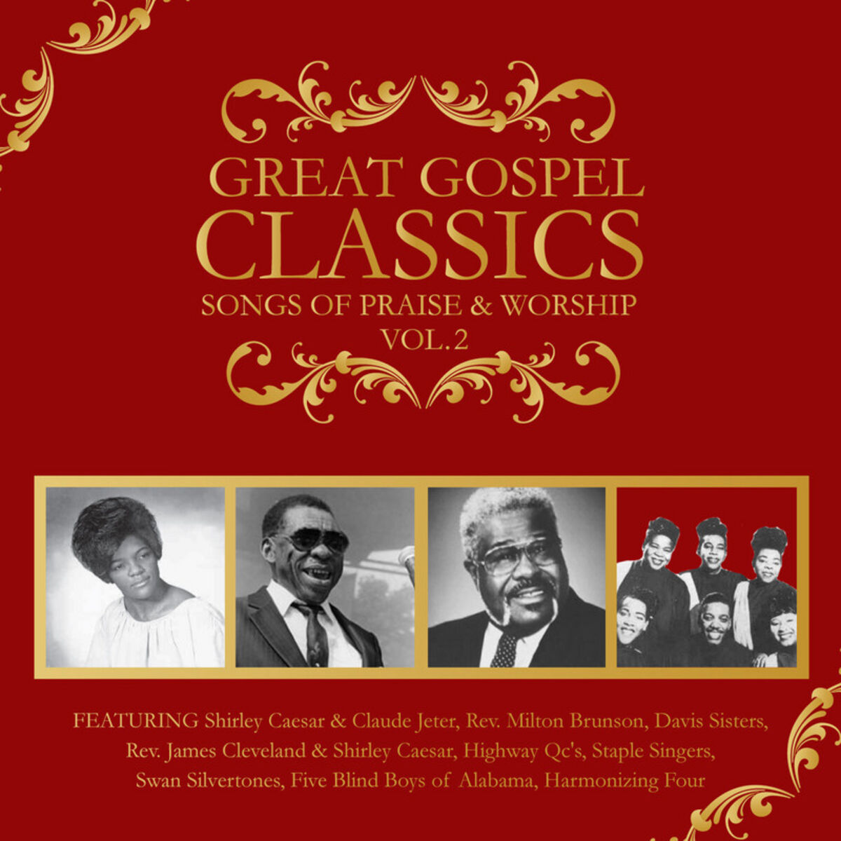 Album cover of Great Gospel Classics: Songs of Praise & Worship, Vol. 2