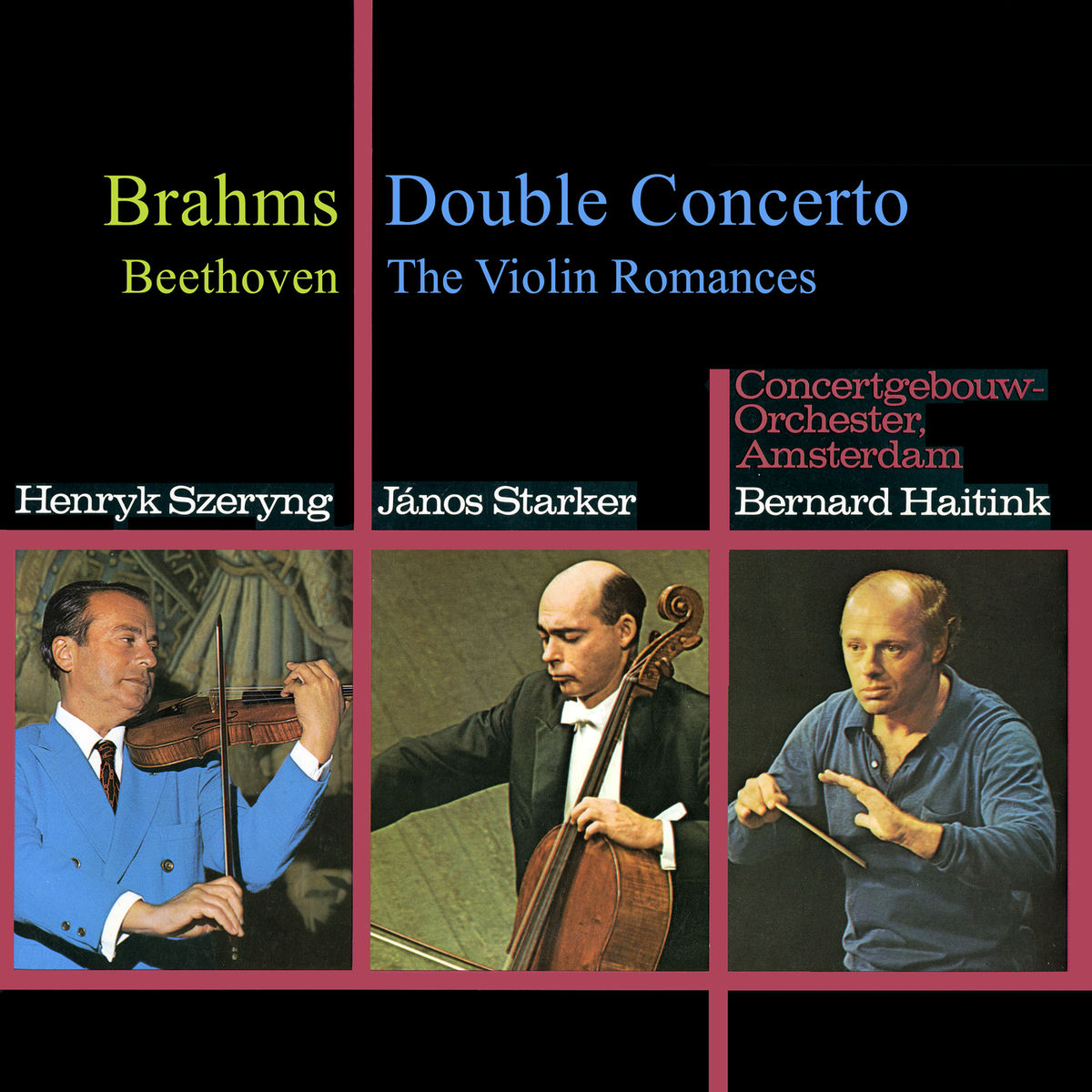 Album cover of Brahms: Double Concerto / Beethoven: 2 Romances