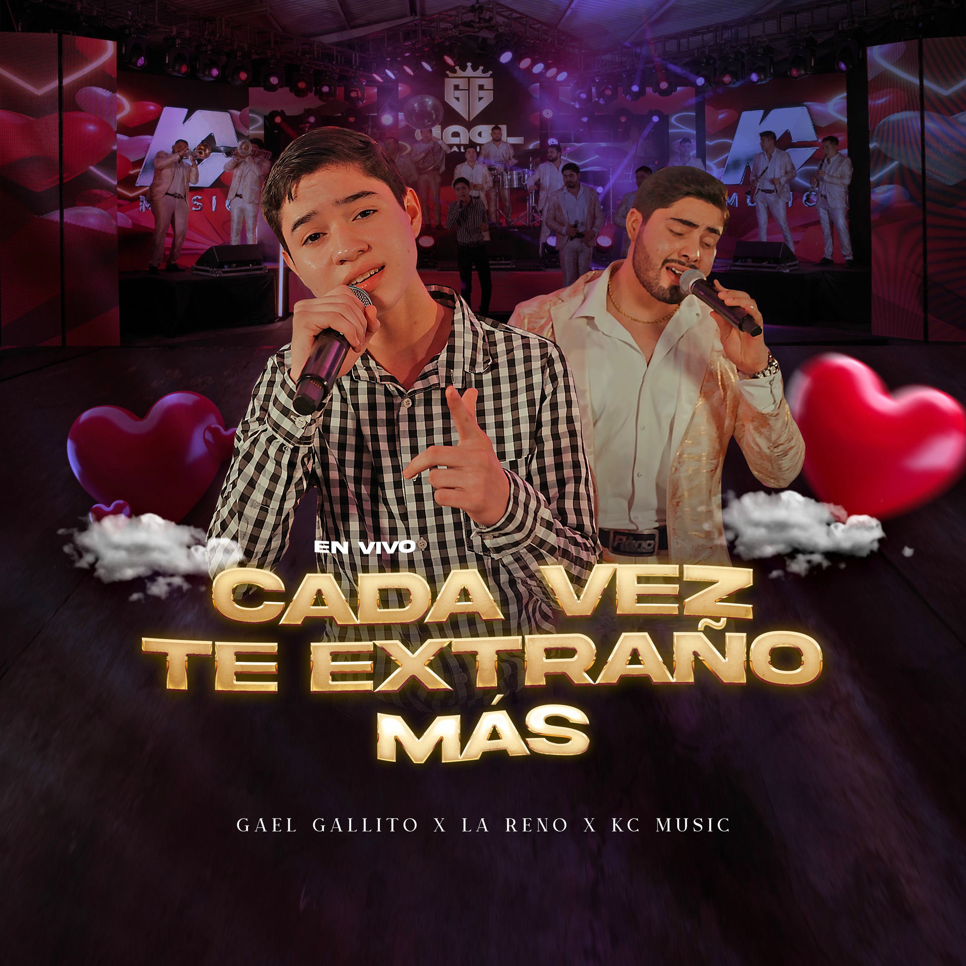 Album cover of Cada vez te extraño más (En vivo)