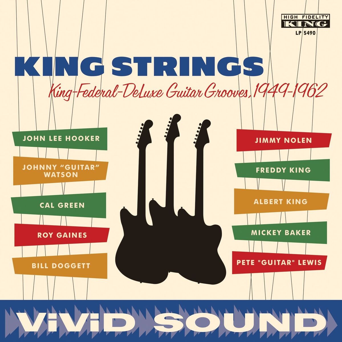 Album cover of King Strings - King-Federal Deluxe Guitar Grooves - 1949-1962