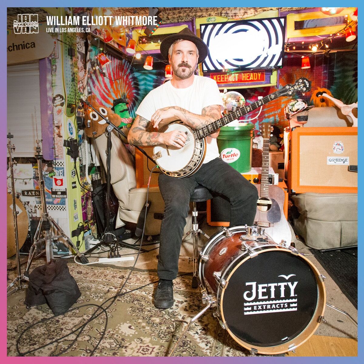 Album cover of Jam in the Van - William Elliott Whitmore (Live Session, Los Angeles, CA, 2018)