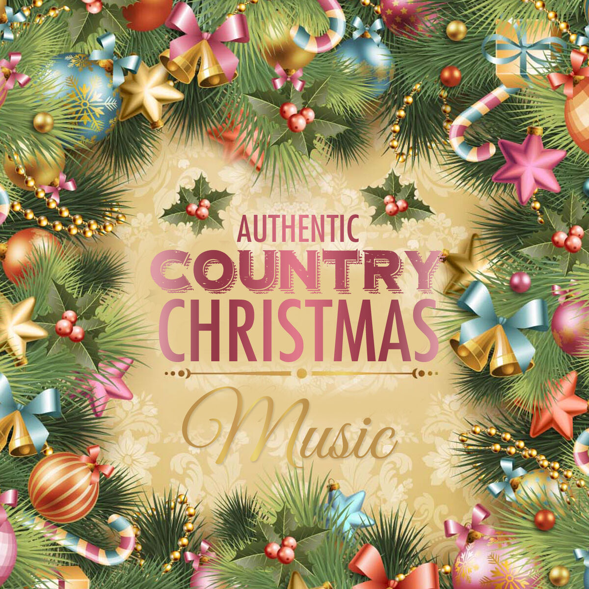 Album cover of Authentic Country Christmas Music