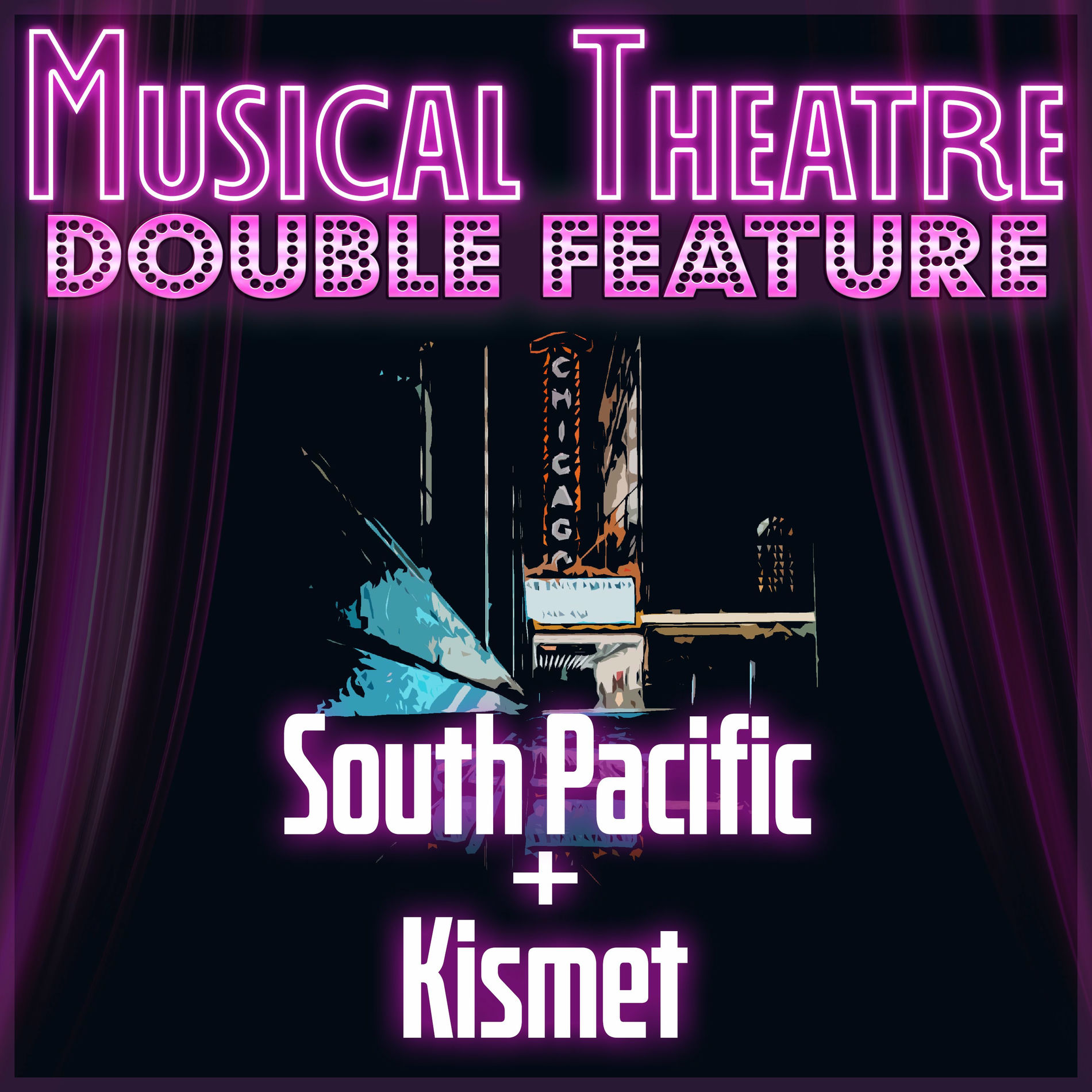 Album cover of Musical Theatre Double Feature! South Pacific & Kismet
