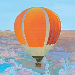 Cover of En montgolfière