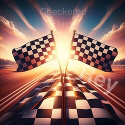 Cover of Checkered Flags