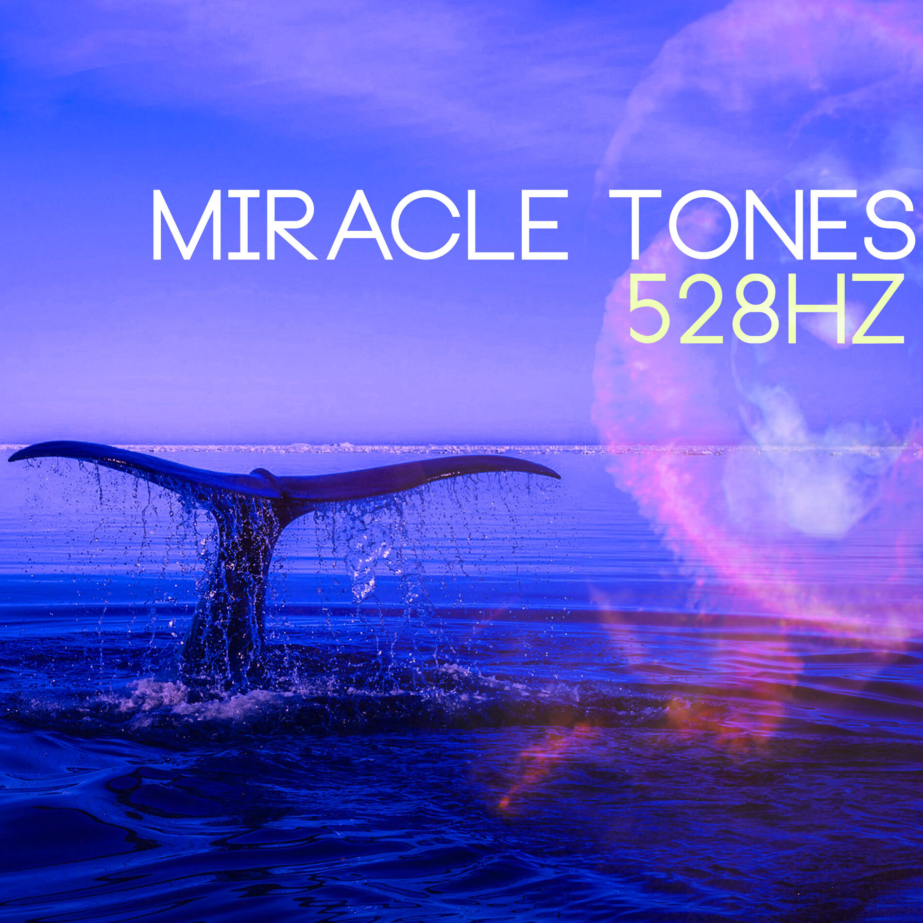Album cover of Miracle Tones - Healing Frequencies, 528Hz DNA Reparation Music of Love and Stress Relief