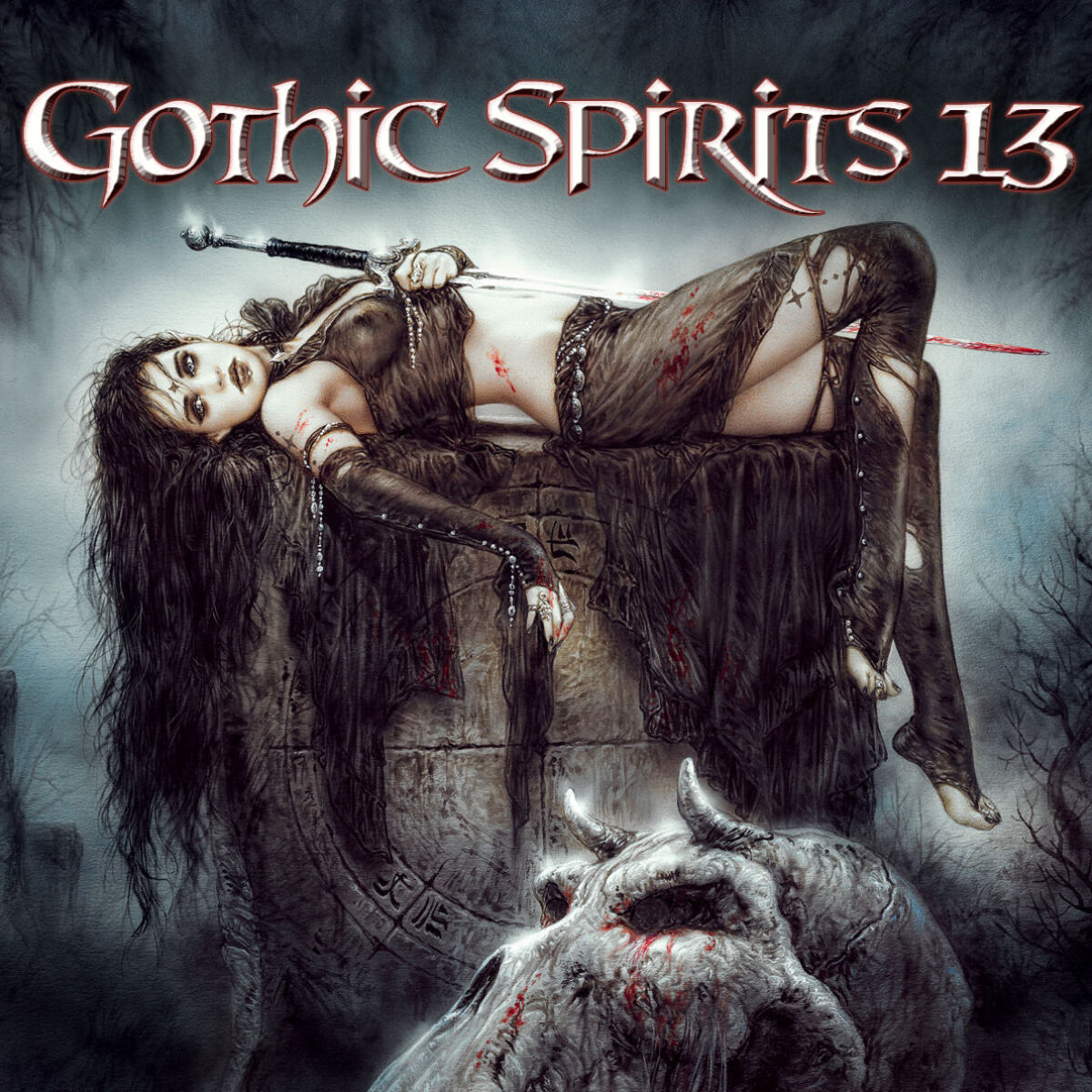 Album cover of Various Artists - Gothic Spirits 13 - Online Edition (MP3 Compilation)