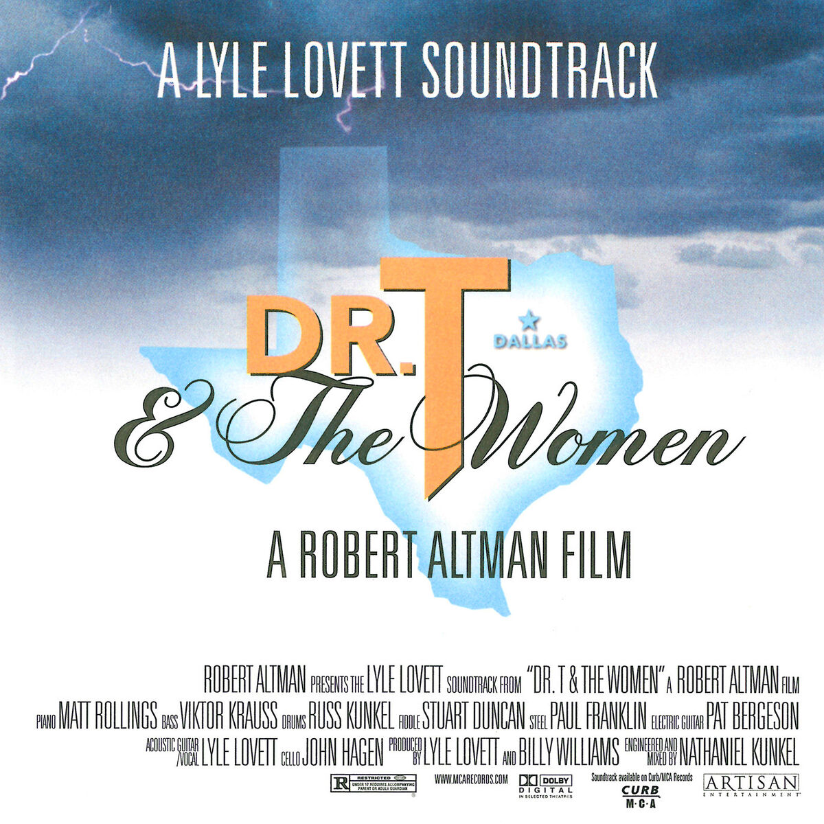 Album cover of Dr. T & The Women (Original Motion Picture Soundtrack)