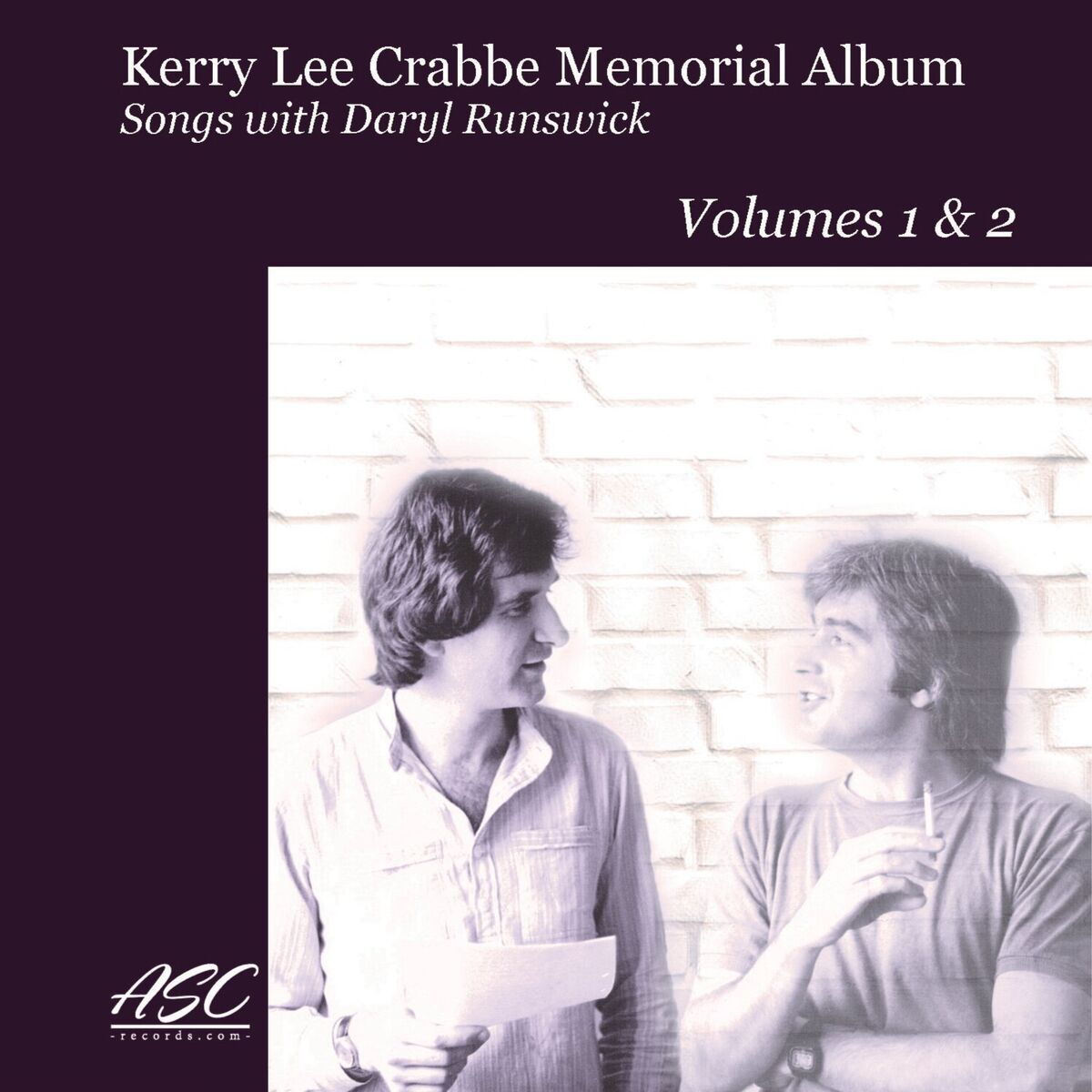 Album cover of Kerry Lee Crabbe Memorial Album: Songs with Daryl Runswick