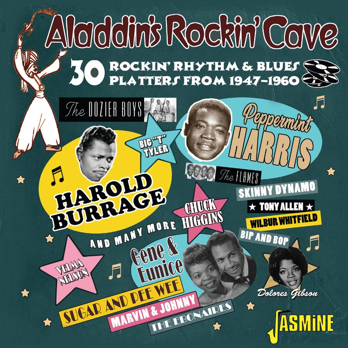 Album cover of Aladdin's Rockin' Cave - 30 Rockin' R&B Platters from Aladdin Records 1947-1960