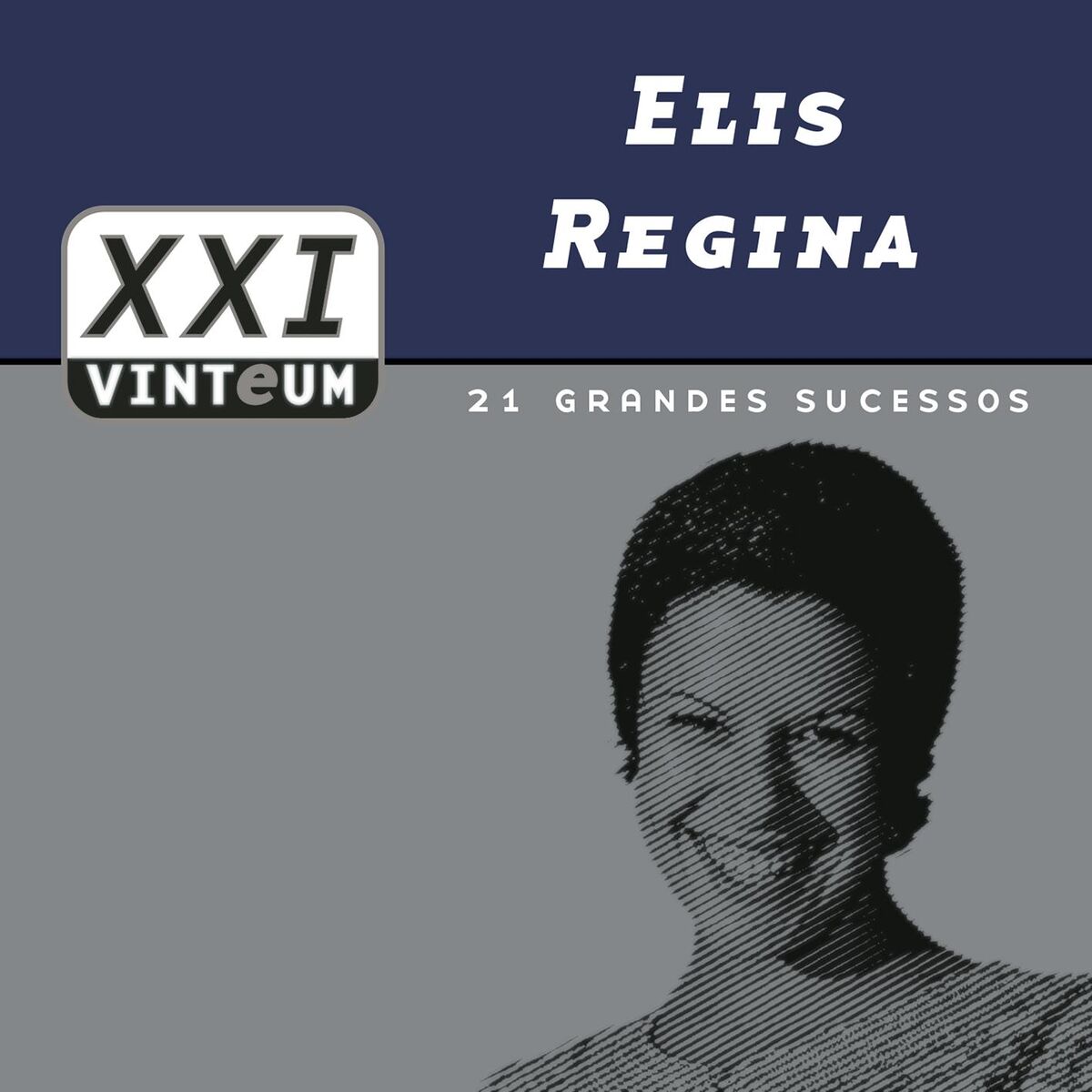 Album cover of Vinteum XXI - 21 Grandes Sucessos - Elis Regina