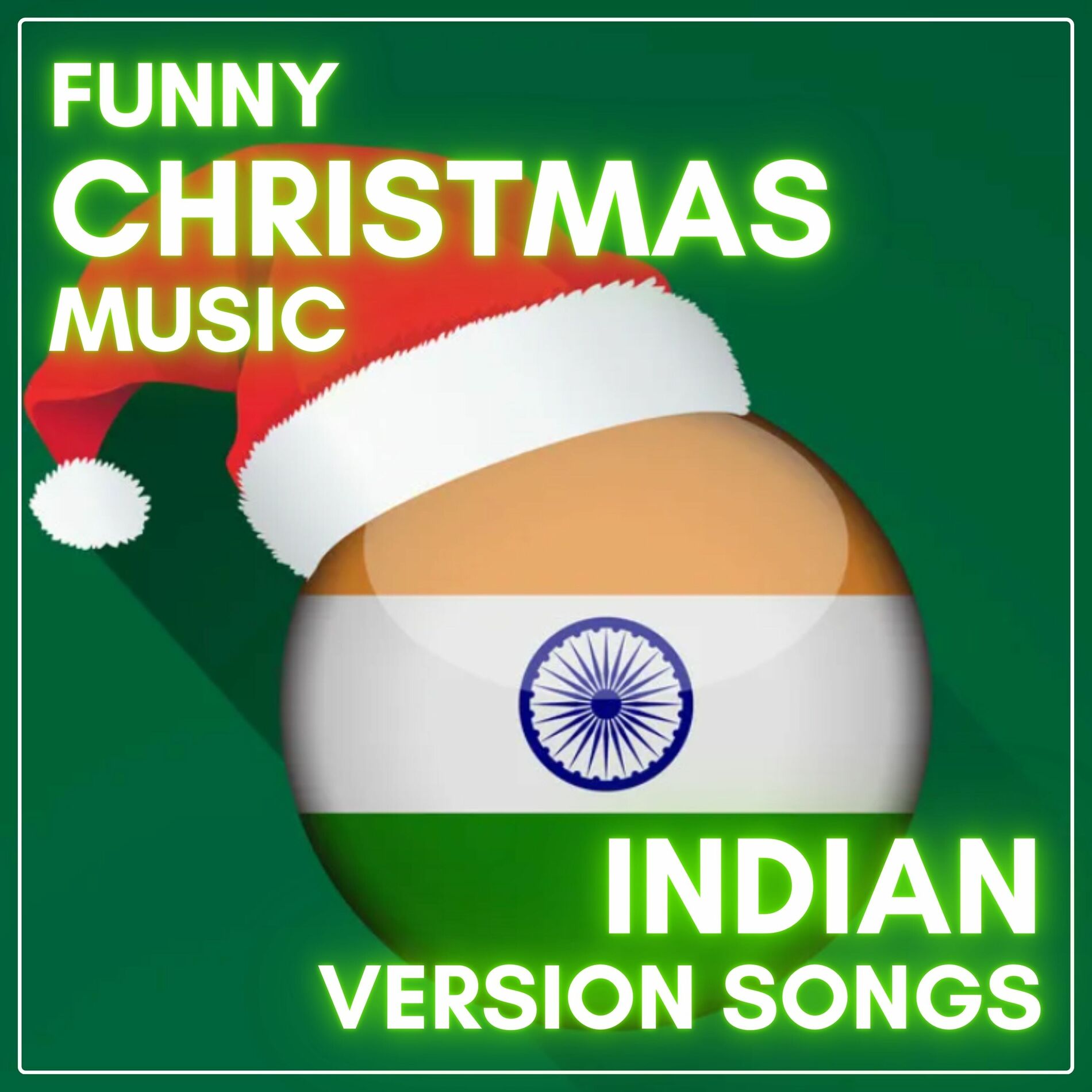 Album cover of Funny Christmas Music: Indian Version Songs