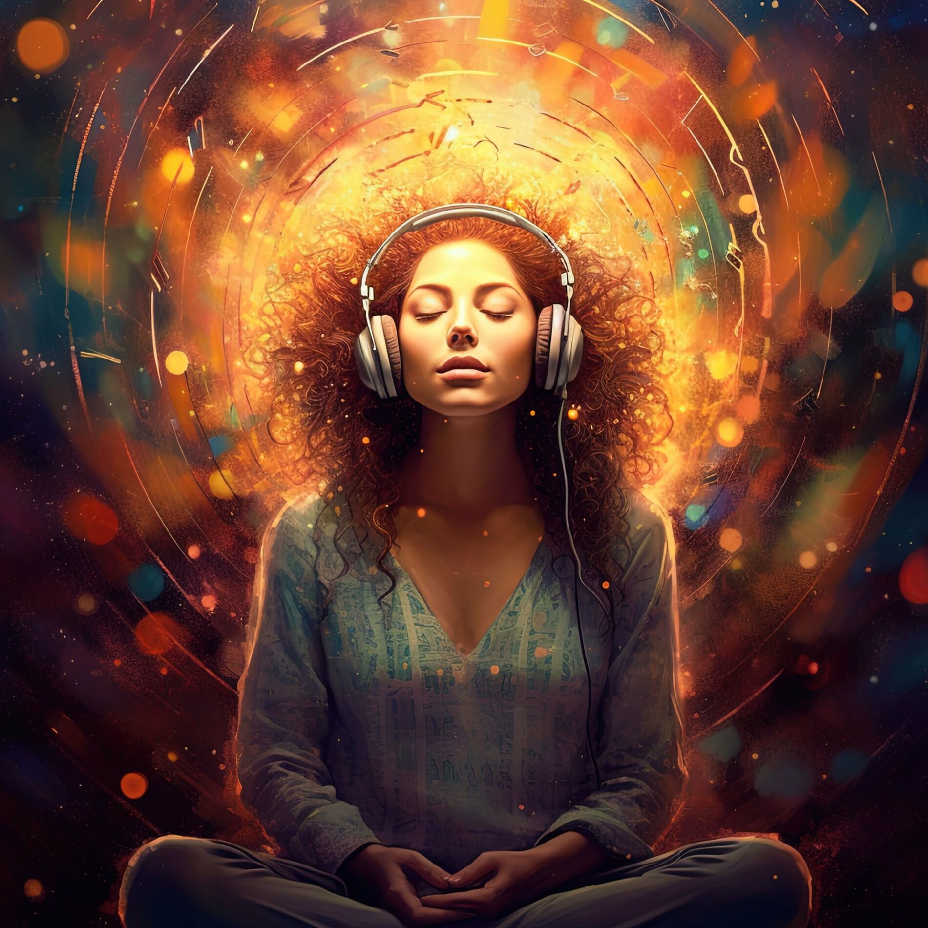 Album cover of Inner Awakening Meditation: Hypnotic & Healing Sounds, Experience Spiritual Trance & Changes
