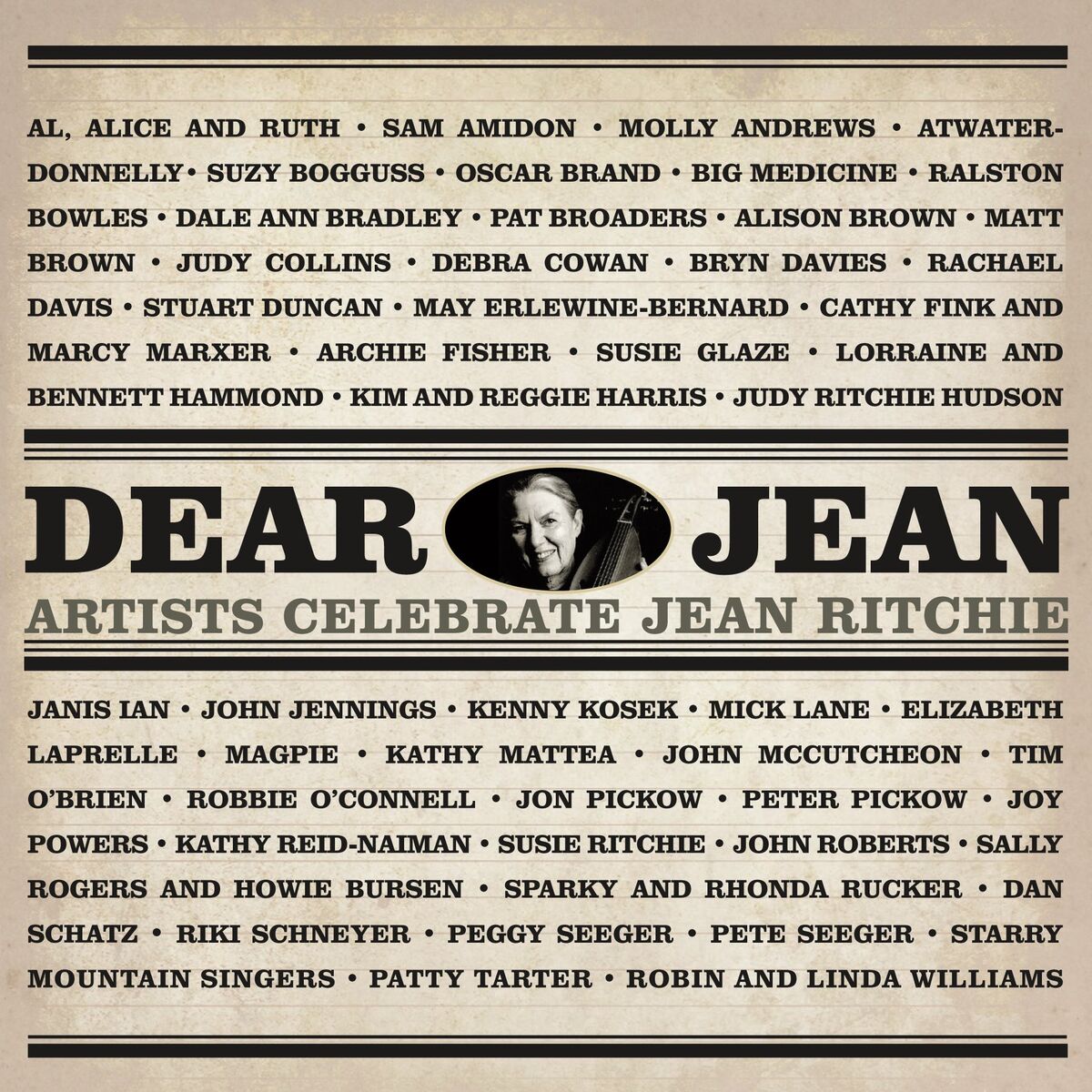Album cover of Dear Jean: Artists Celebrate Jean Ritchie