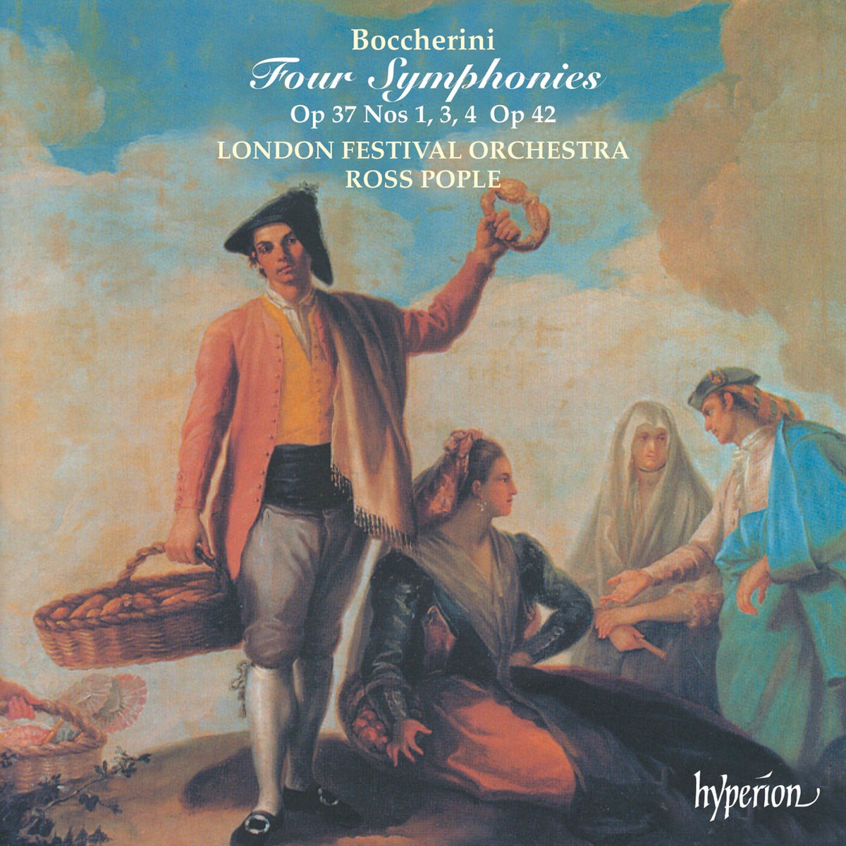 Album cover of Boccherini: 4 Symphonies, G. 515, 517, 518, 520
