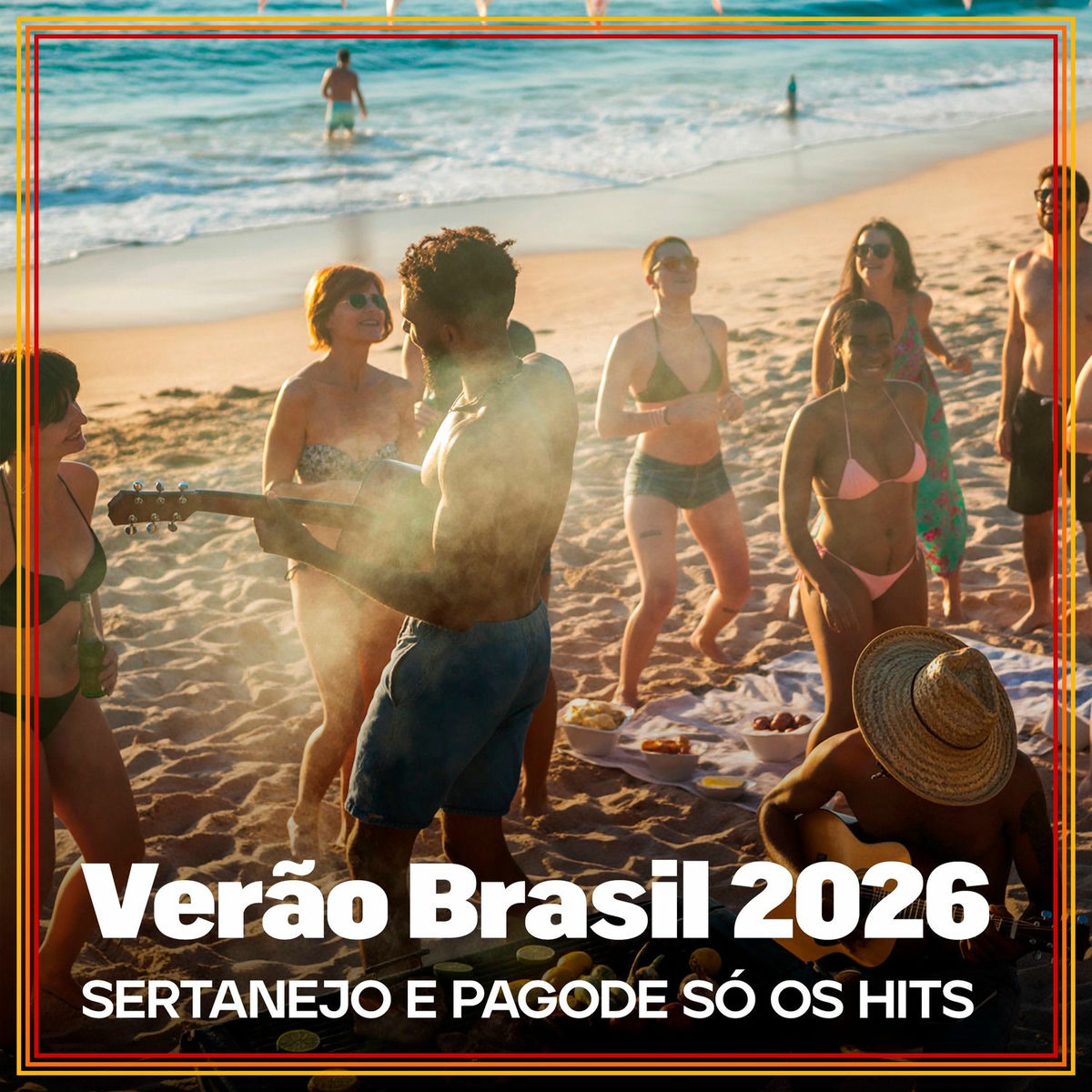 Album cover of Verão Brasil 2026 - Sertanejo e Pagode Só os Hits (Ao Vivo)