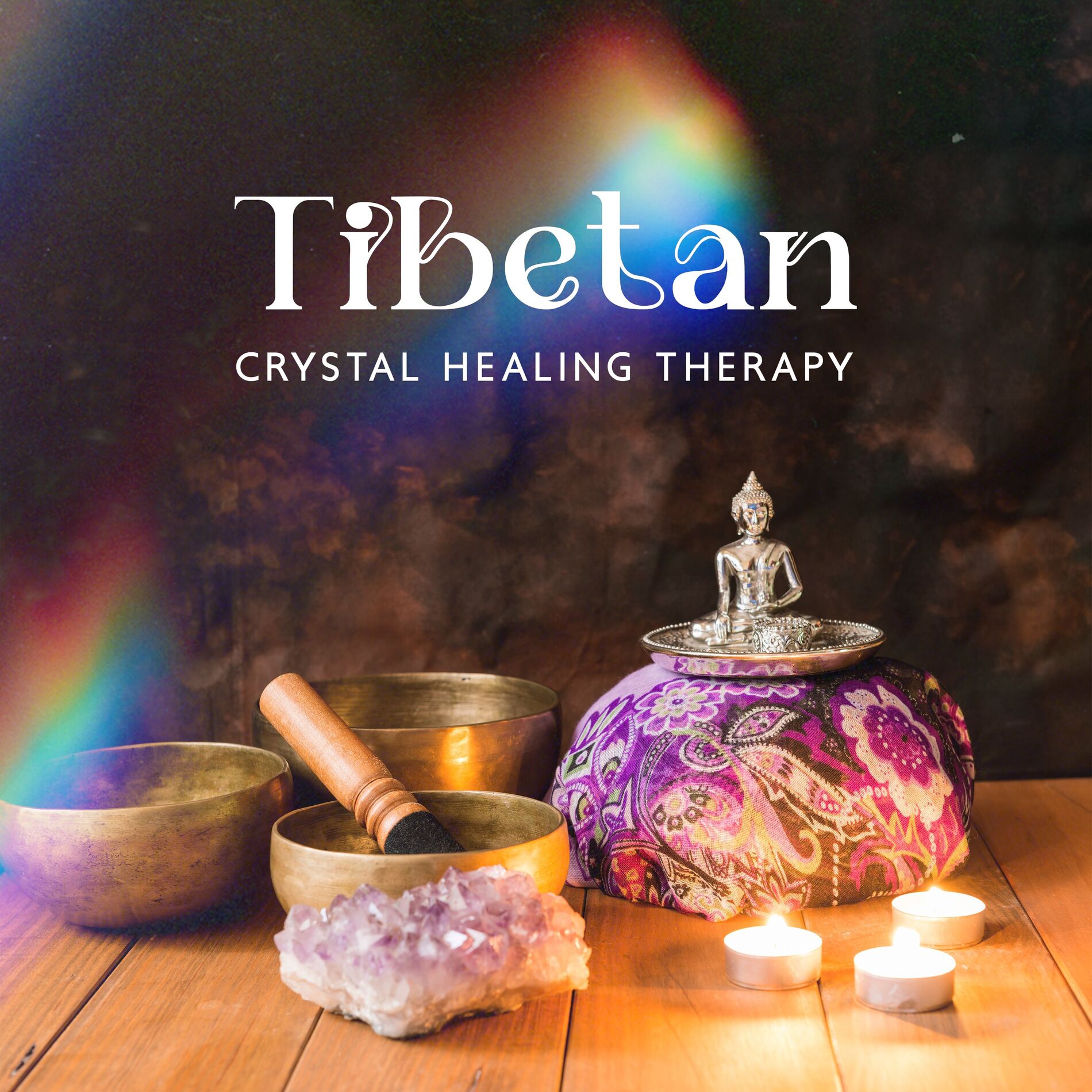 Album cover of Tibetan Crystal Healing Therapy: Bowls Sounds for Gemstones Session of Holistic Health