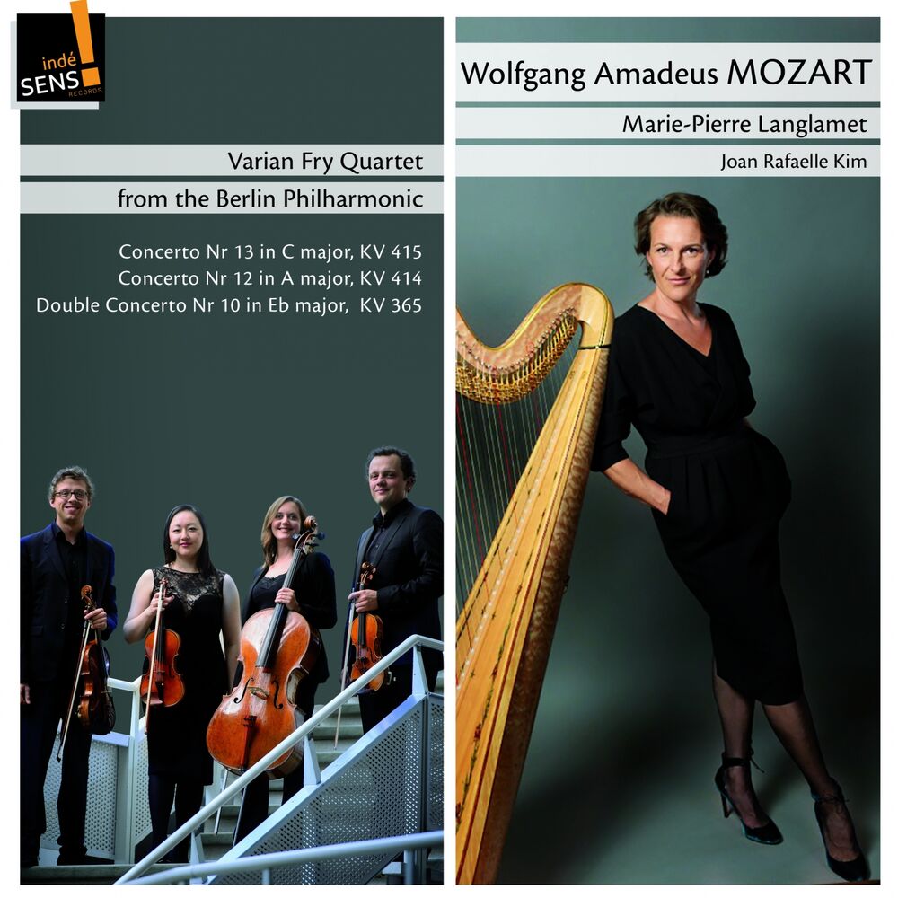 Picture of Mozart: Marie-Pierre Langlamet (Arr. for String Quartet and Harp)