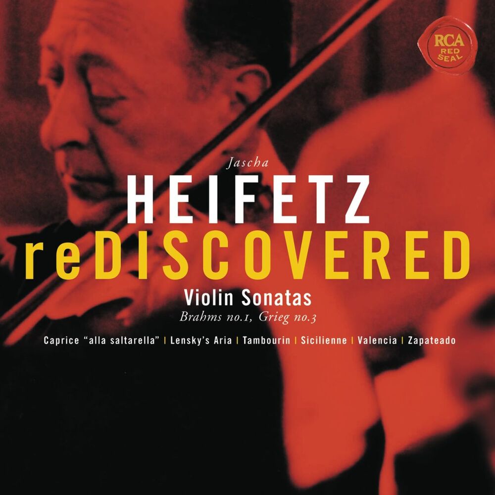 Picture of Heifetz Rediscovered - Grieg: Sonata No. 3 in C Minor, Op. 45, Brahms: Sonata No. 1 in G, Op. 78