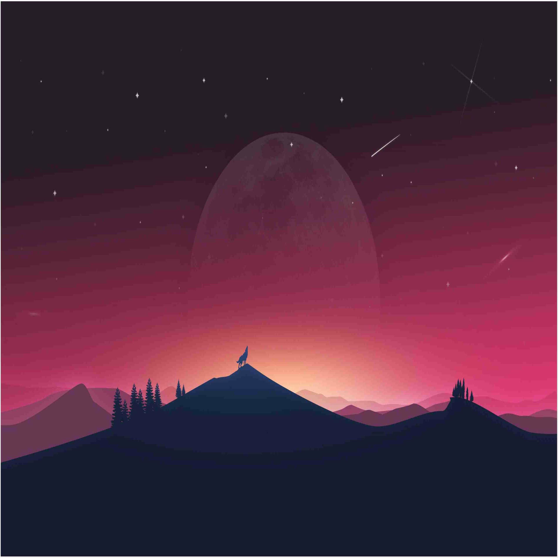Album cover of evening