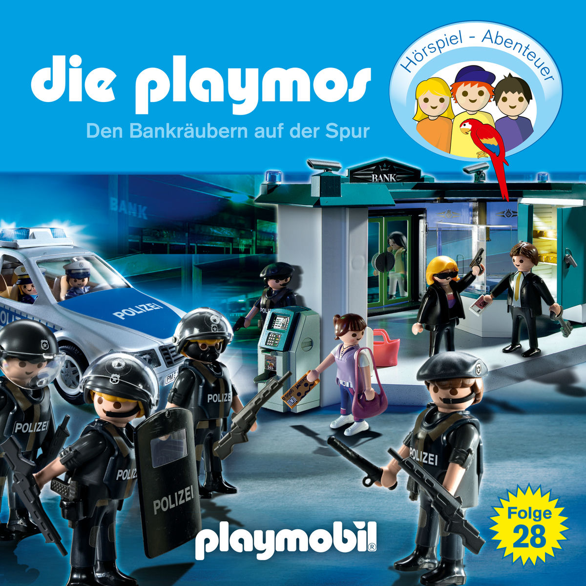 Album picture of Folge 28: Den Bankräubern auf der Spur (Das Original Playmobil Hörspiel)