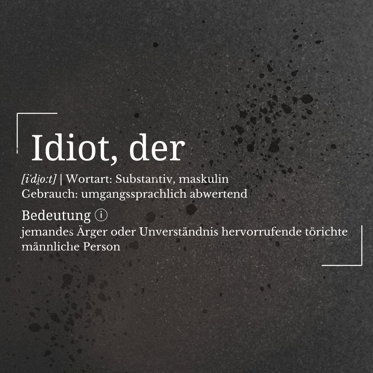 Album cover of Idiot