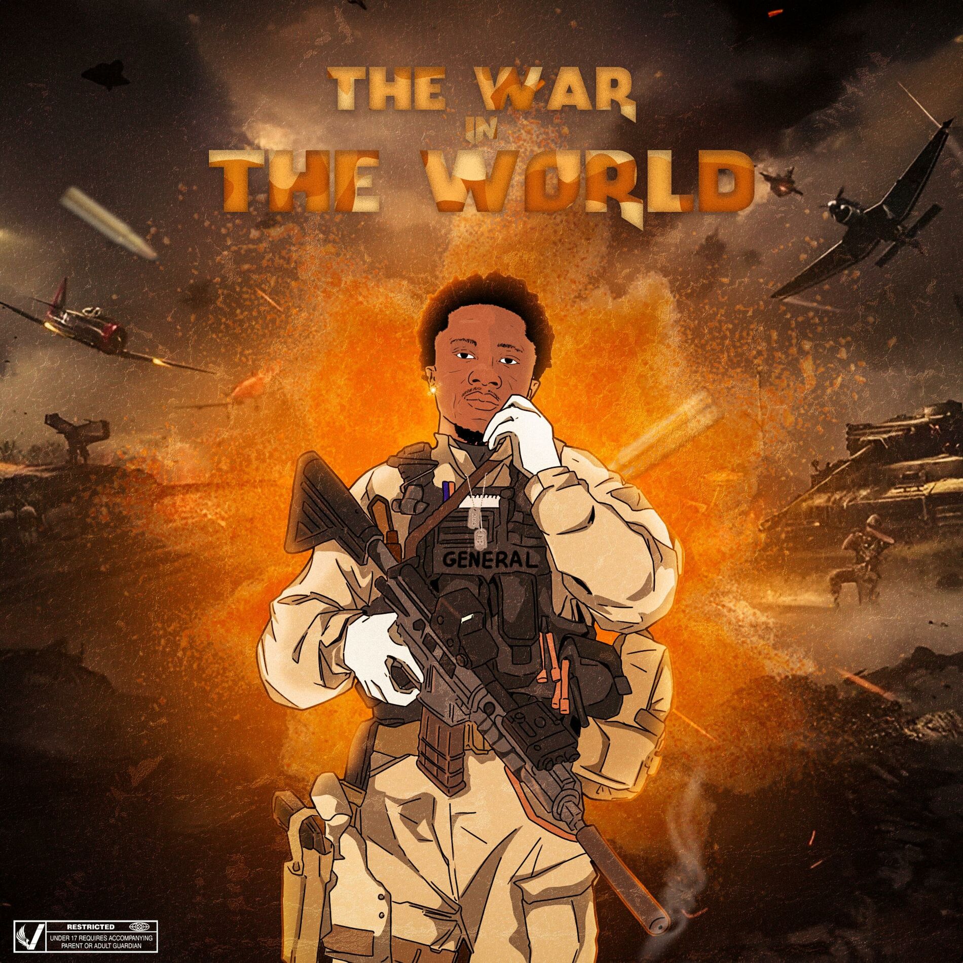 Album cover of THE WAR IN THE WORLD