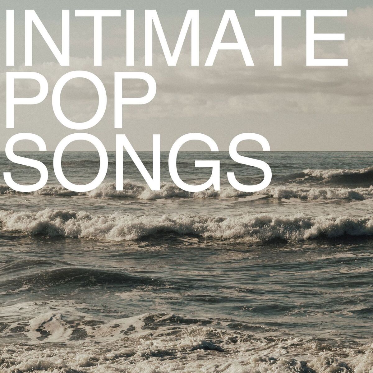 Album cover of intimate pop songs