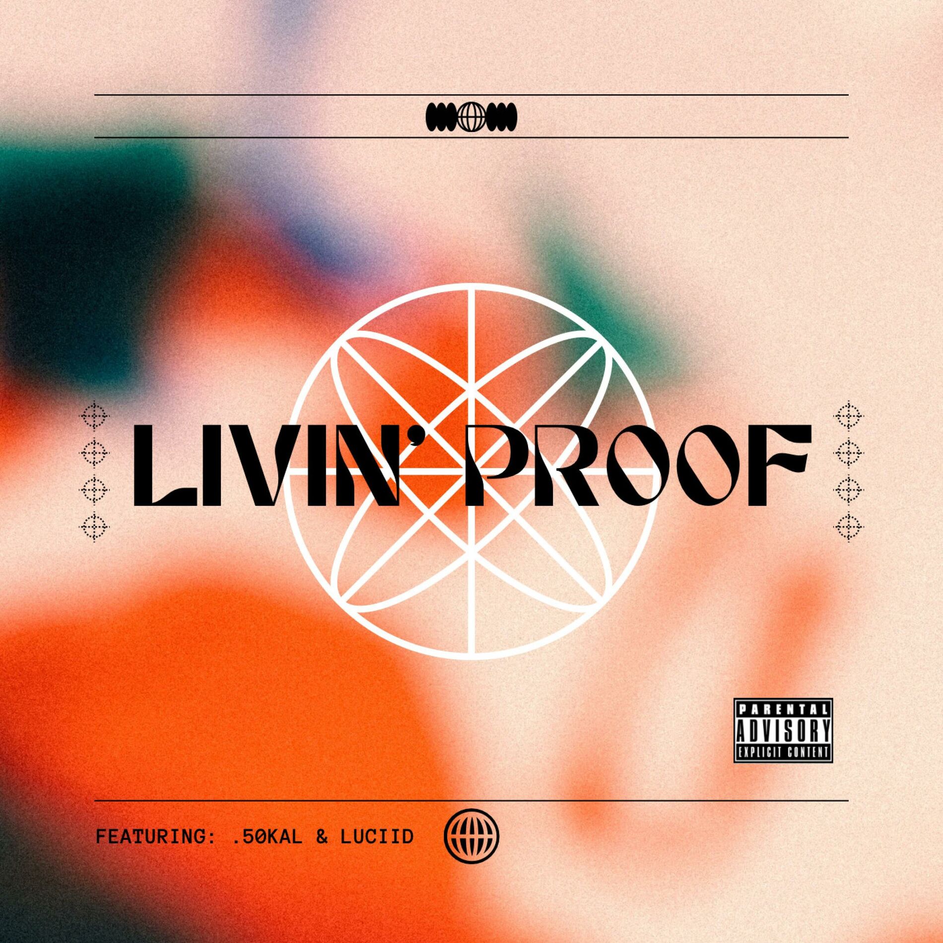 Album cover of Livin' Proof (feat. .50Kal & Luciid)