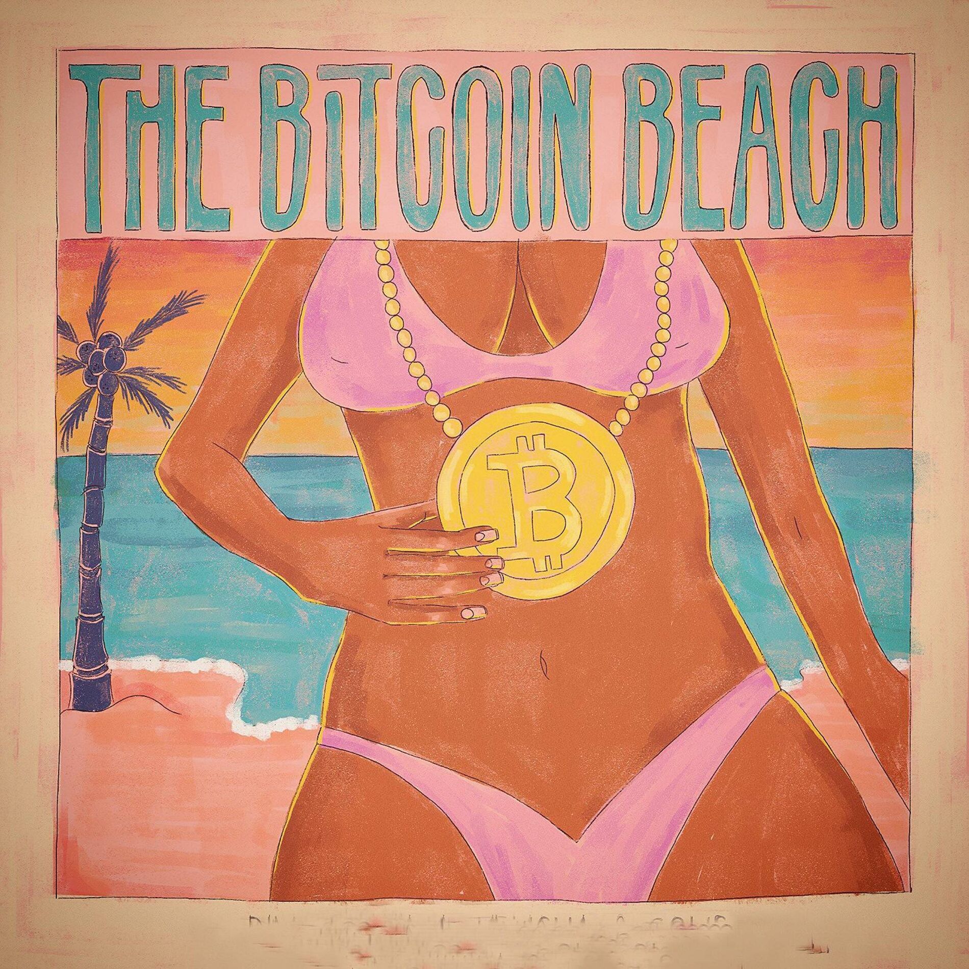 Album cover of The Bitcoin Beach (feat. Mista Savona) [Instrumental]