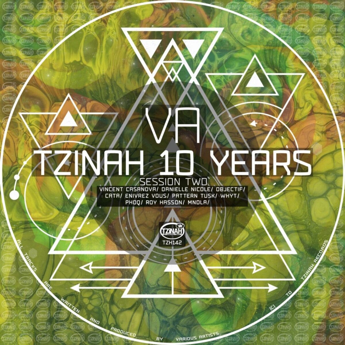 Album cover of Tzinah 10 Years Session Two