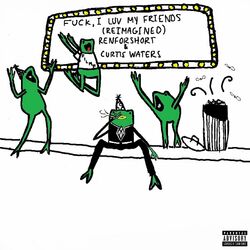 Cover of fuck, i luv my friends (reimagined)