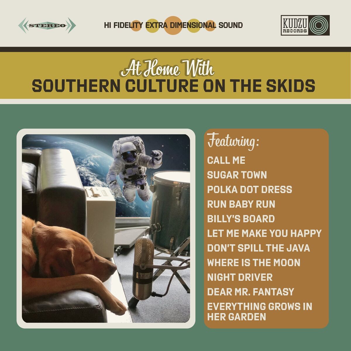 Album cover of At Home with Southern Culture on the Skids