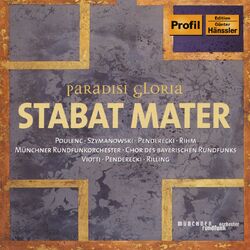 Cover of Poulenc / Szymanowski / Penderecki / Rihm: Stabat Mater