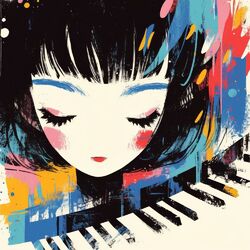 Cover of Meditative Piano Echoes