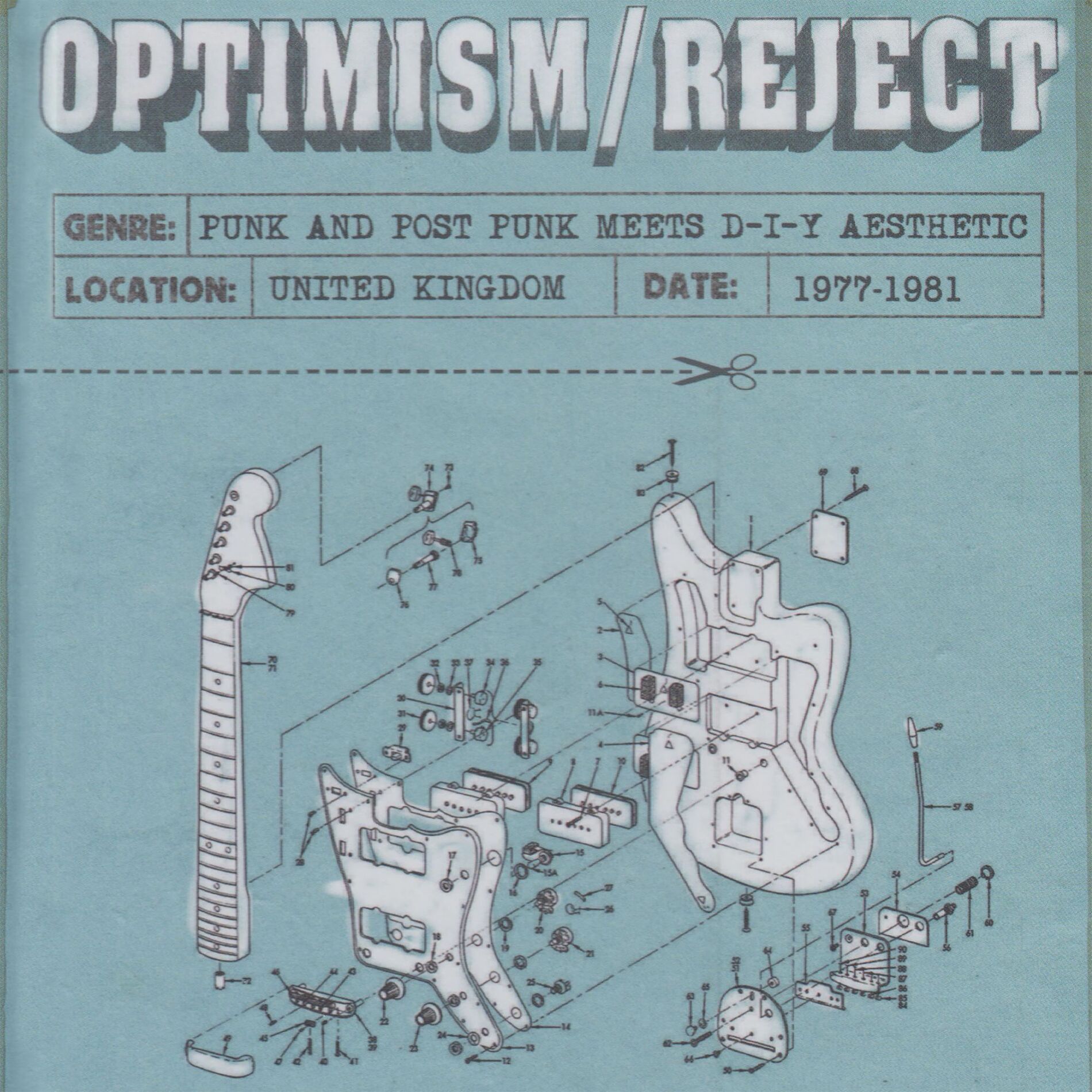 Album cover of Optimism / Reject (UK D-I-Y Punk and Post-Punk 1977-1981)