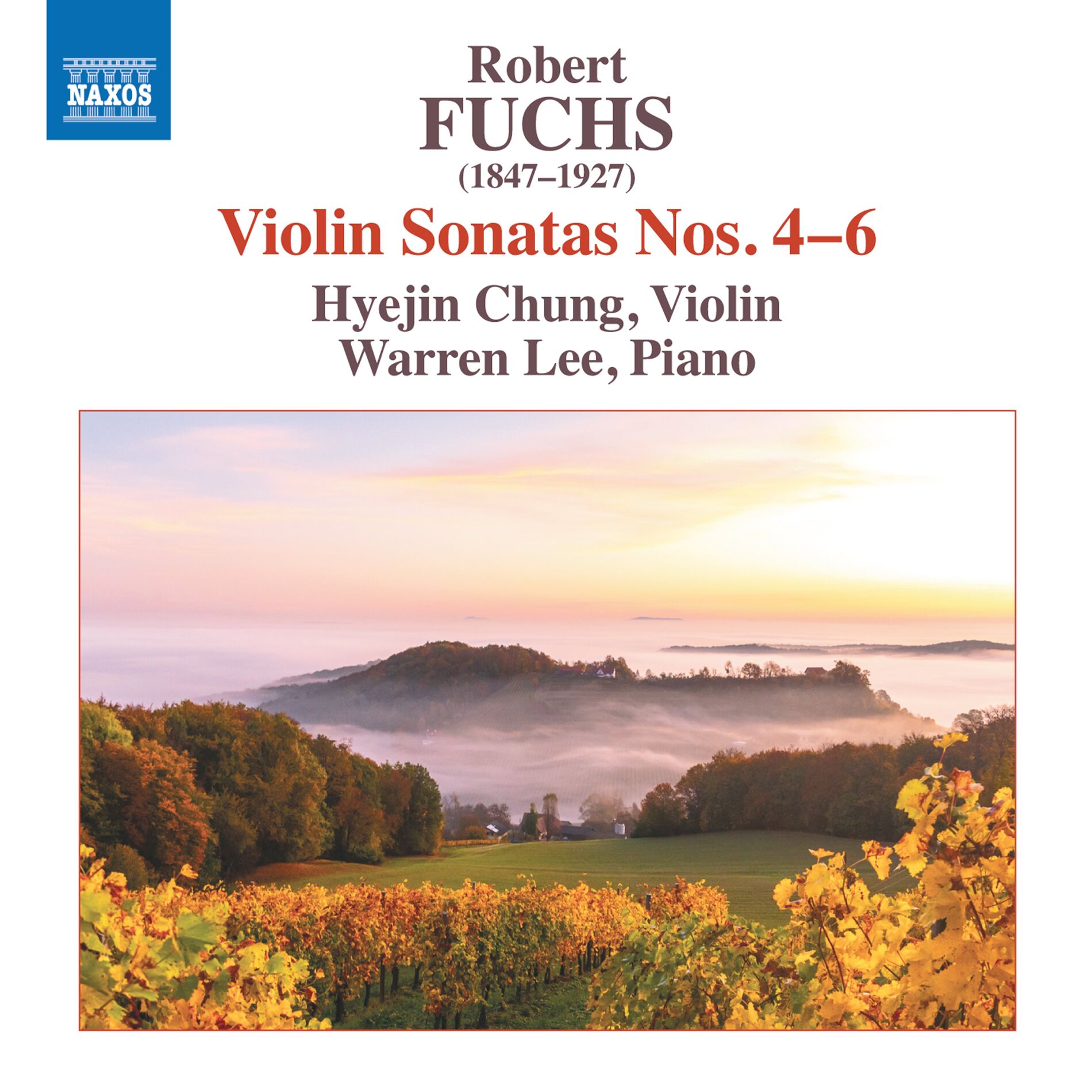 Album cover of Fuchs: Violin Sonatas Nos. 4-6