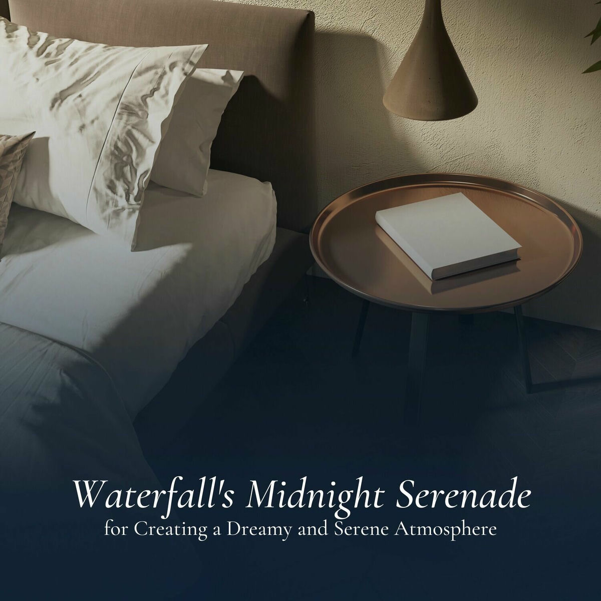 Album cover of Waterfall's Midnight Serenade for Creating a Dreamy and Serene Atmosphere