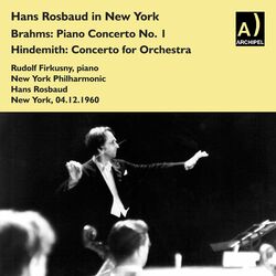 Cover of Hans Rosbaud live in New York with Rudolf Firkusny, Piano