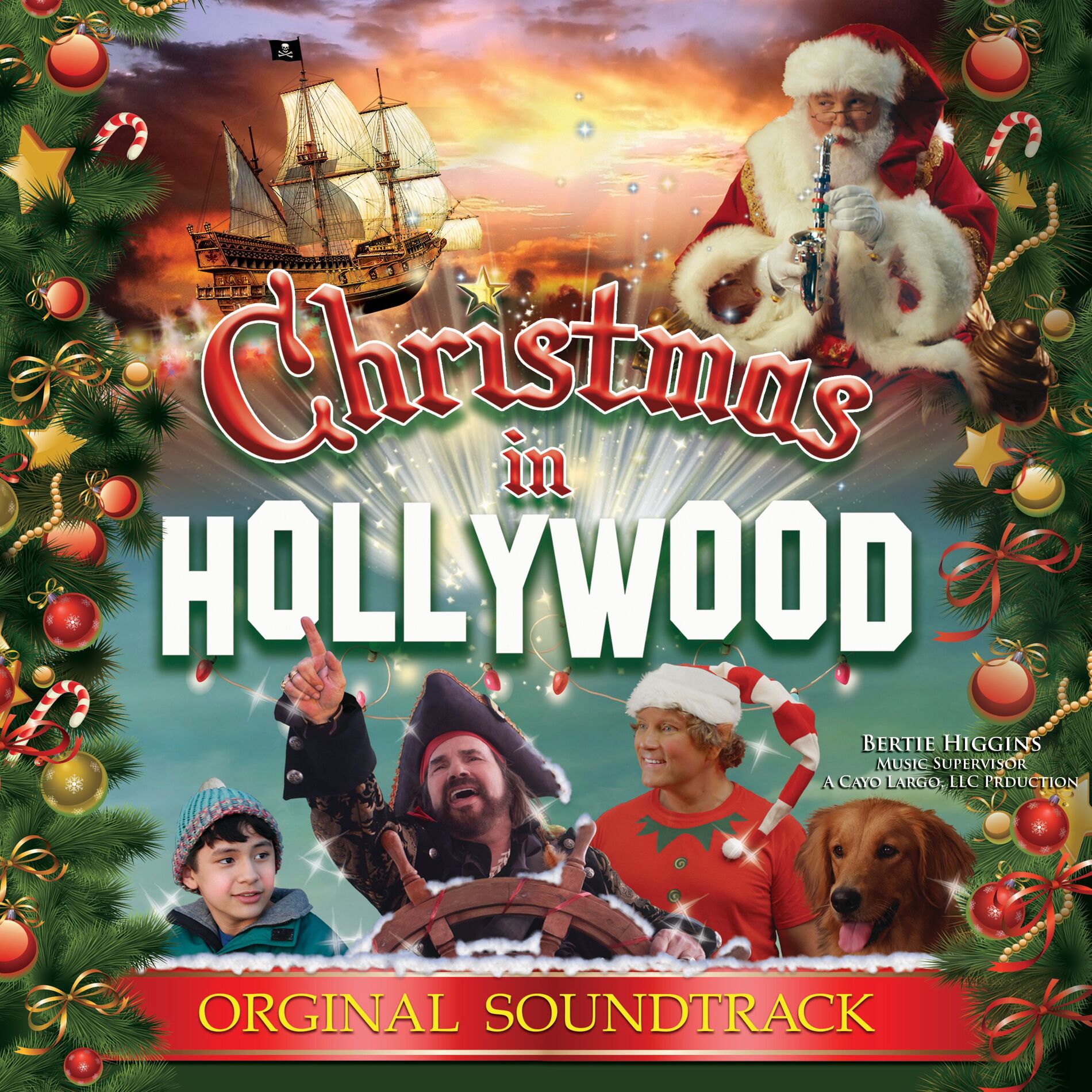 Album cover of Christmas In Hollywood Soundtrack