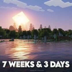 Cover of 7 Weeks & 3 Days (Minecraft Note Block)
