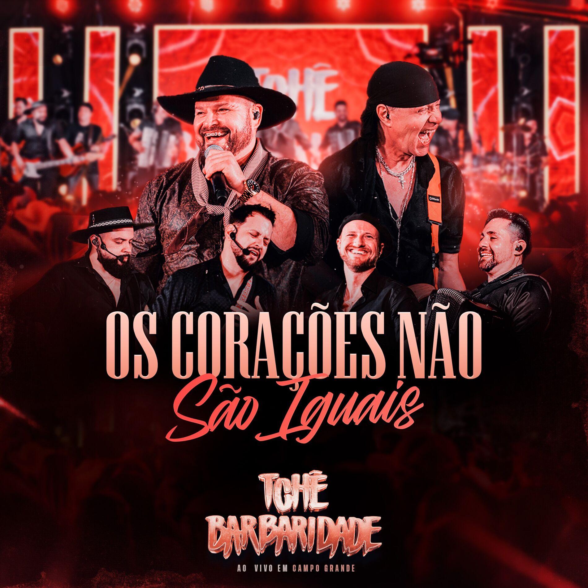 Album cover of Os Corações Não São Iguais (Ao Vivo em Campo Grande)