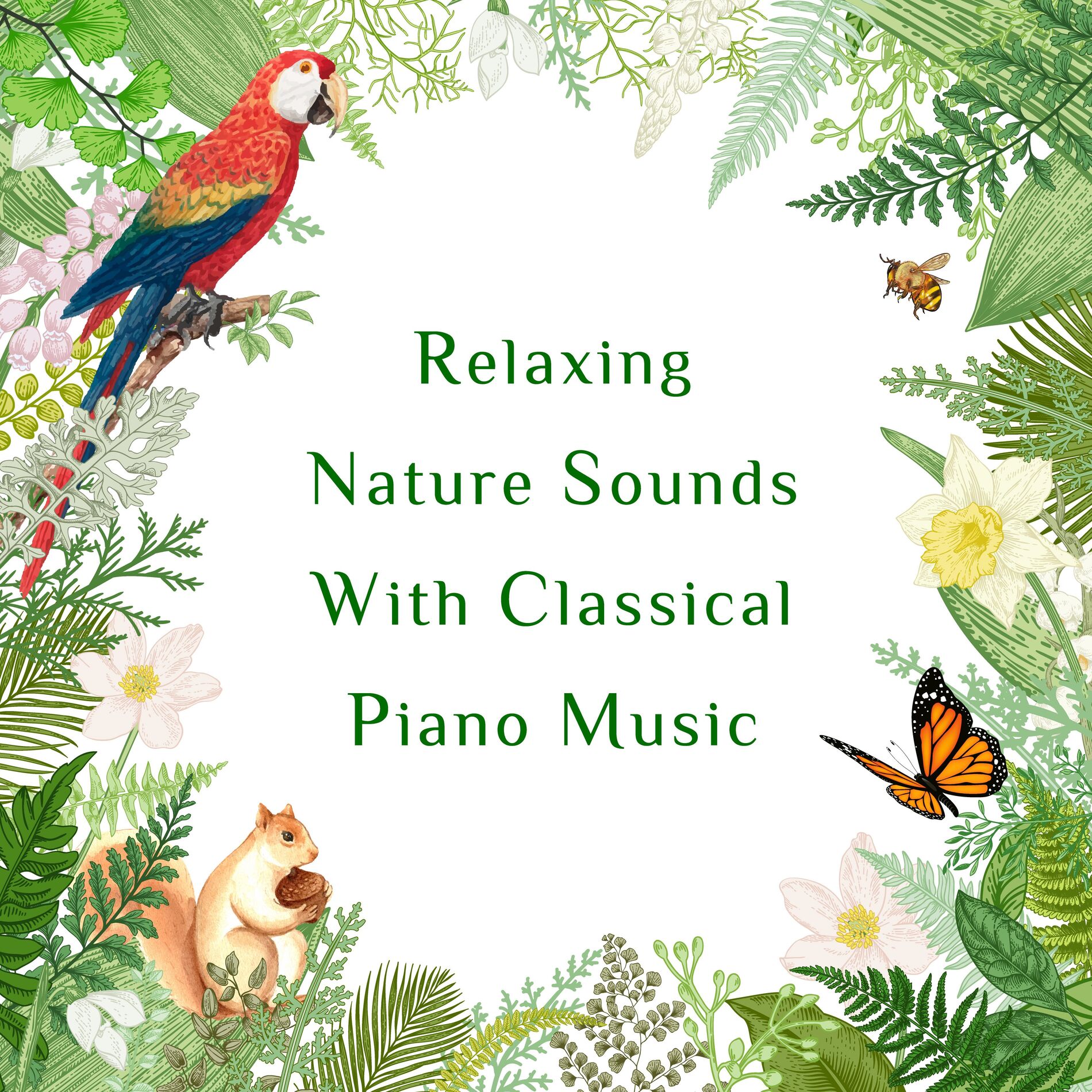 Album cover of Relaxing Nature Sounds With Classical Piano Music