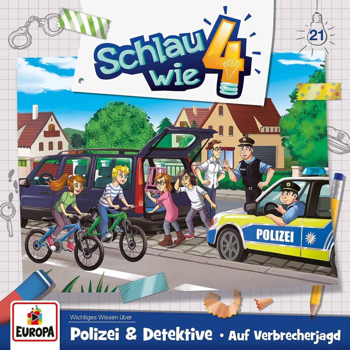 Album cover of 021 - Polizei & Detektive - Auf Verbrecherjagd