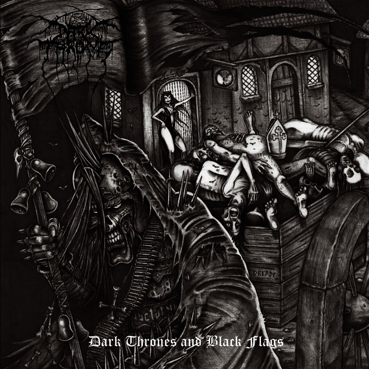Album cover of Dark Thrones & Black Flags