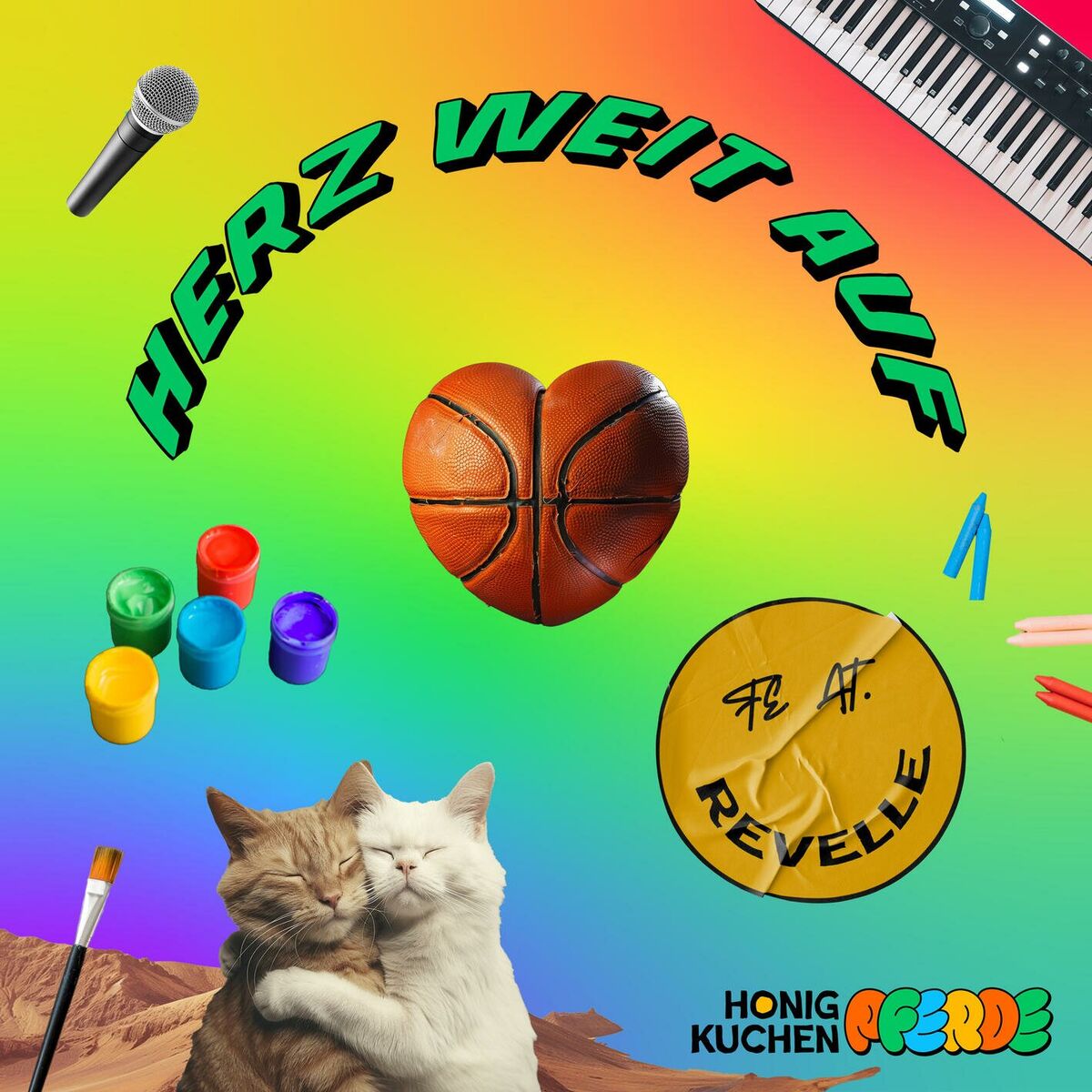 Album cover of Herz weit auf (feat. Revelle)