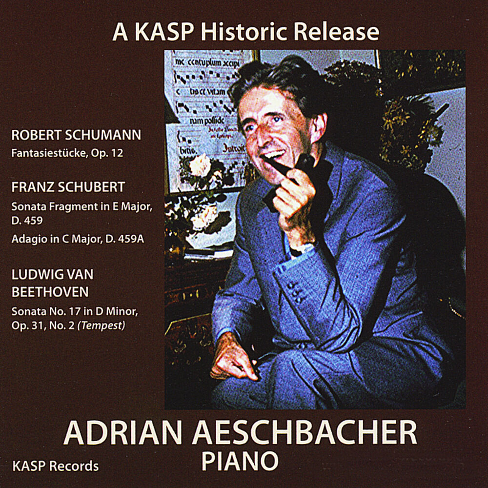 Picture of Pianist Adrian Aeschbacher Plays Music of Beethoven, Schubert and Schumann