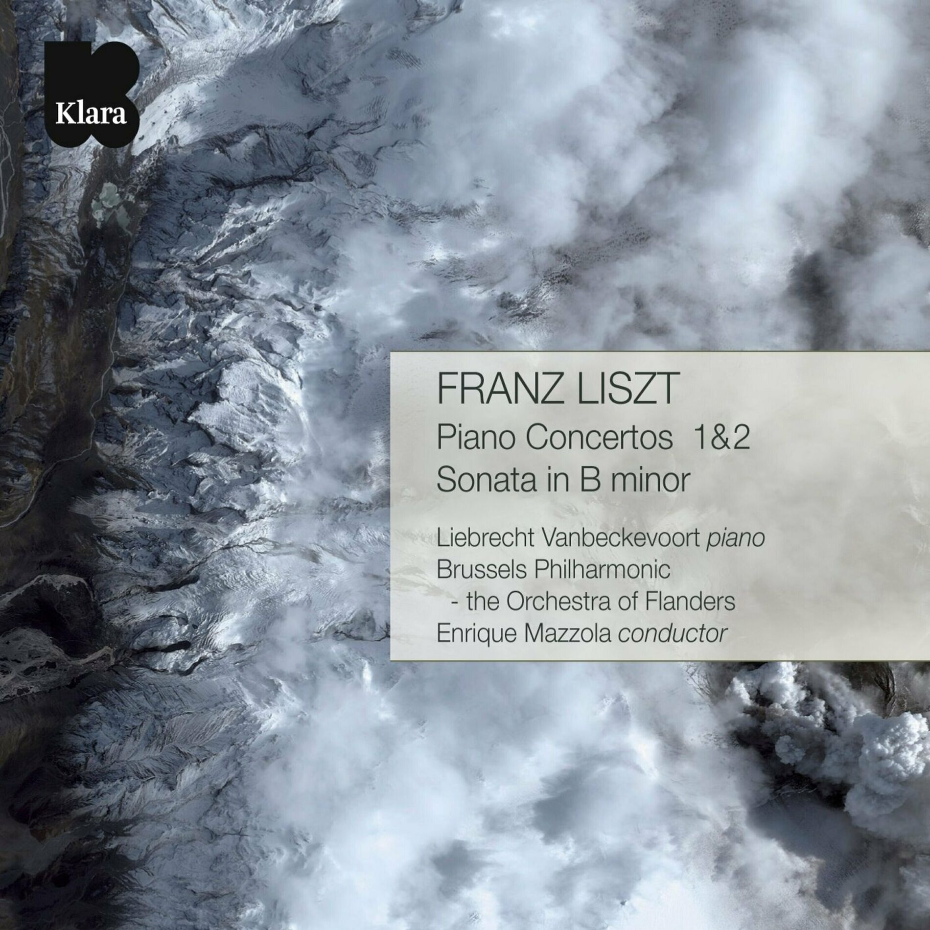 Album cover of Liszt: Piano Concertos 1 & 2, Sonata in B Minor (VRT Muziek Edition)