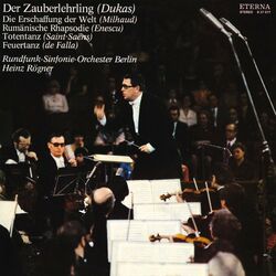 Cover of Dukas: Der Zauberlehrling - Saint-Saëns: Totentanz - Milhaud: Die Erschaffung der Welt - Enescu: Rumänische Rhapsodie No. 1 - De F