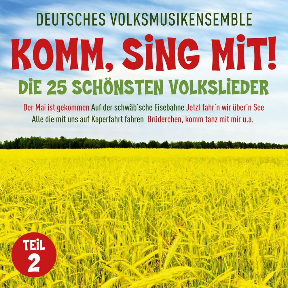 Picture of Komm sing mit! Die 25 schönsten Volkslieder, Teil 2